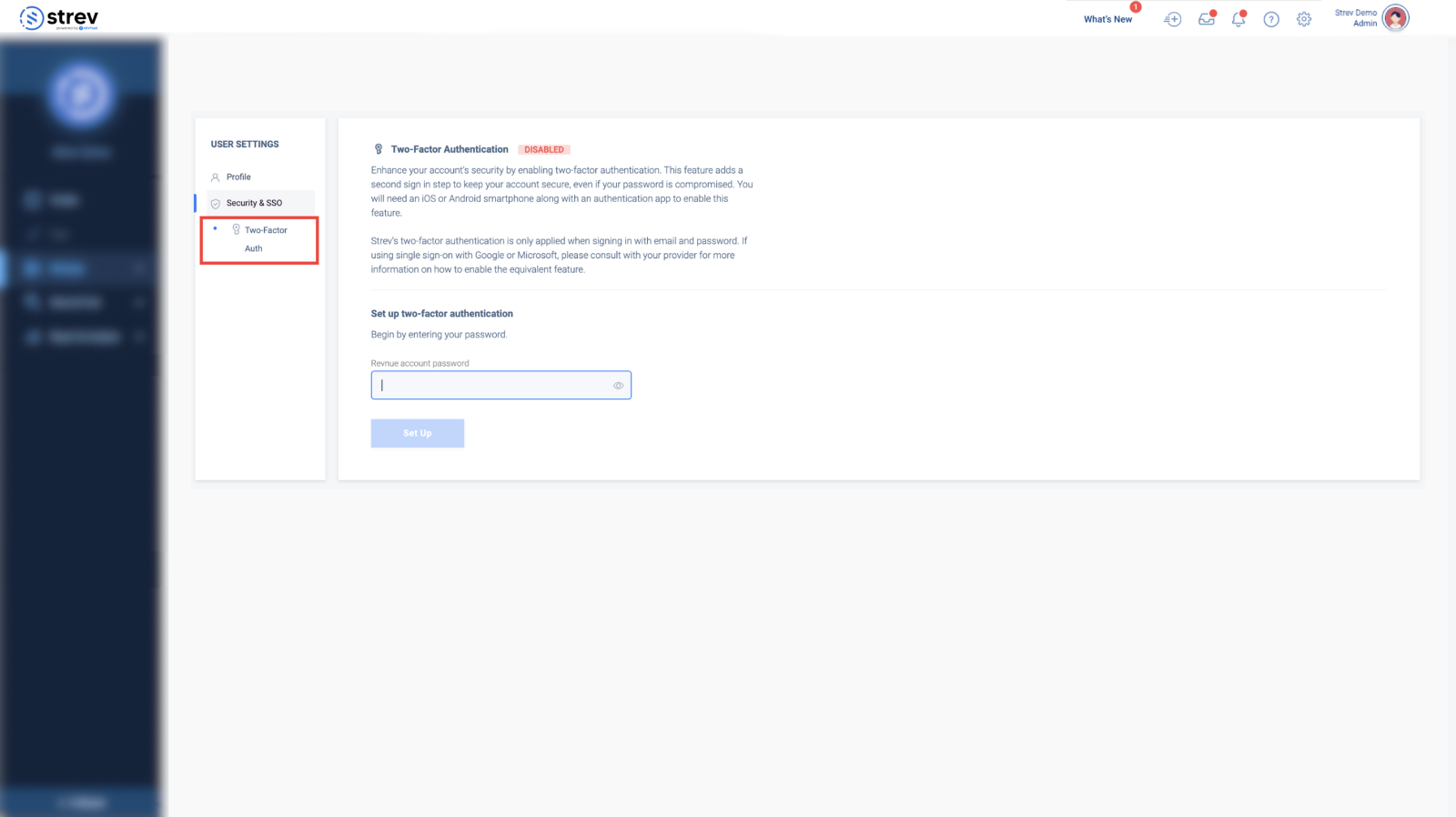 How to Set Up Two-Factor Authentication (2FA) – Strev Support Center